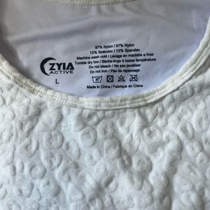 Ziya crop top white